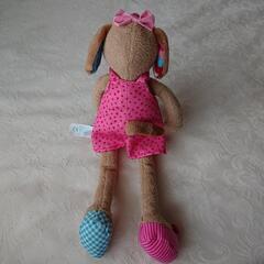 《７月まで》未使用！ ベルギー ドイツのぬいぐるみと人形 ２点セット  外国のおもちゃの画像