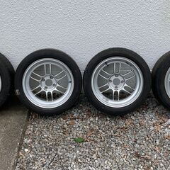 15x7J エンケイアルミホイール