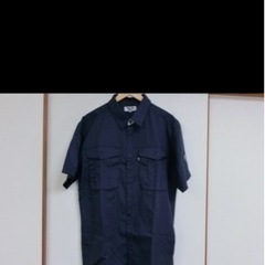 夏用作業着　大きいサイズ　
3点セット　中古の画像