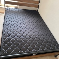 【使用半年】ダブルベッドとマットレスのセット