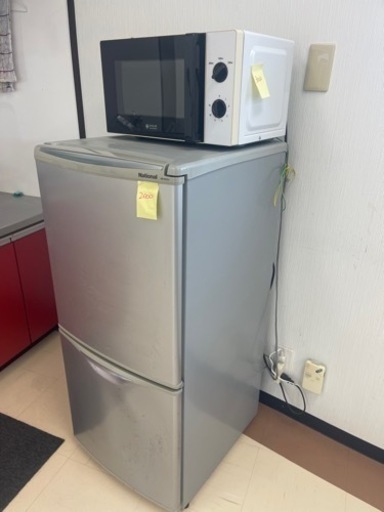 中古 122リットル ノンフロン 冷凍冷蔵庫　ナショナル NR-B123J