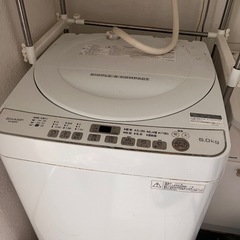 洗濯機　6kg ジャック品　価格マイナス2000