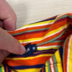 ラルフローレン　ポロシャツ　ボーダー柄　90サイズの画像