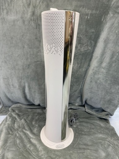 【値下げしました】デロンギ(DeLonghi) 空気清浄機能付き スリムファン 扇風機 ホワイト 夏用 涼風10段階 花粉対策 Clean\u0026Cool CFX85WCNo2678