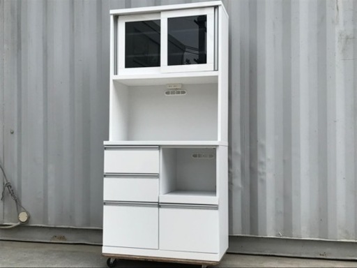 E463◇レンジボード◇食器棚◇キッチン収納◇幅90cm