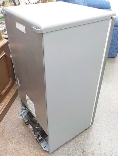 西岡店 1ドア冷蔵庫 75L 2019年製 アクア AQR-8G シルバー AQUA 小型冷蔵庫 単身・施設などに 70Lクラス