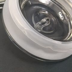 レトロなガラス瓶/蓋付 ガラスジャー/ガラス保存容器/米びつ保存容器/ガラスクッキージャー/C0DS0125の画像