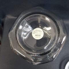 レトロなガラス瓶/蓋付 ガラスジャー/ガラス保存容器/米びつ保存容器/ガラスクッキージャー/C0DS0125の画像