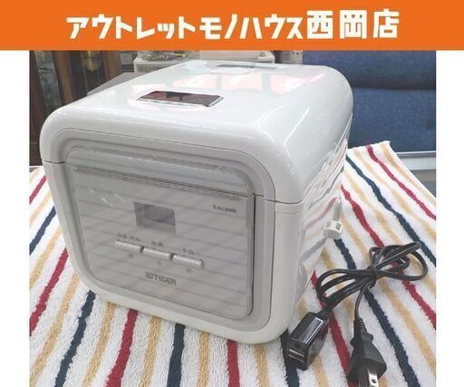 3合炊き マイコン炊飯器 tacook タイガー 2019年製 JAJ-A552 炊飯ジャー TIGER ホワイト 西岡店