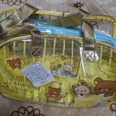 リラックマ　保冷剤　水泳バッグ　タオル　だきまくらの画像