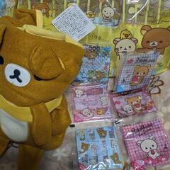 リラックマ　保冷剤　水泳バッグ　タオル　だきまくらの画像