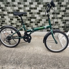 折りたたみ自転車　ギア付き　20インチ