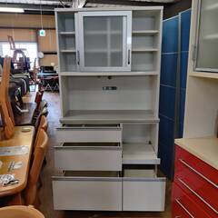 【愛品倶楽部柏店】 ユーアイアガベー 2枚スライド扉キッチンボード キャッスル 105HOPの画像