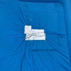 決まりました。子供用プール大きめ、一部破れ有り の画像