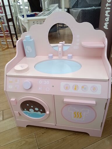 ★ジモティ割あり★  おままごとセット ピンク H61×D30×W50 クリーニング済み TK2637\t\t\t\t\t\t\t