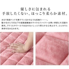 【未開封新品】クイーン 160×200 シーツ ベットパッド 敷パッド ピンクの画像