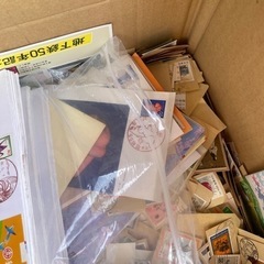 切手　使い終わったものたちの画像