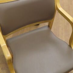 ♪Care RAC-111 ひじ付回転チェア 低い回転椅子 介護用家具 座面35cm♪の画像