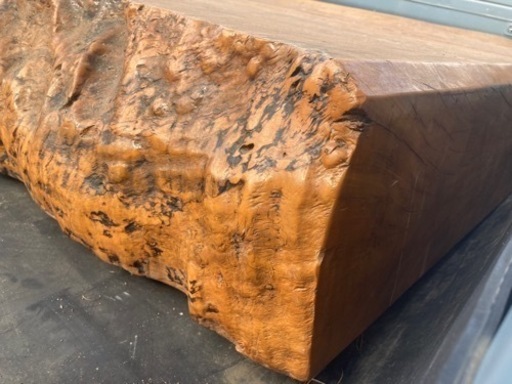 【極厚】カエデ／楓／一枚板／座卓／ローテーブル