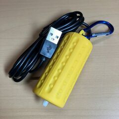 USB給電小型エアーポンプ（イエロー）の画像