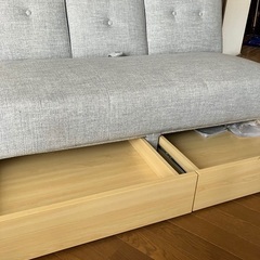 2wayソファ 収納付き ソファベットにも