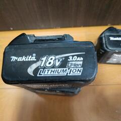 マキタ純正バッテリー３個セット18Vの画像