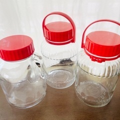 無料　梅酒瓶３つ