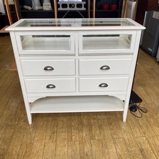 3/7🌸値下げしました！🌸クラシカル🌸unico キャビネット ガラスケース