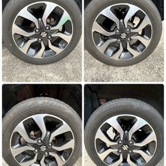 【程度良好】スズキ ソリオ 純正ホイール 現行ソリオのスタッドレス用に！ 2枚② 2023年製 新車外し バリ溝美品】スズキ ソリオ バンディット 純正 15in