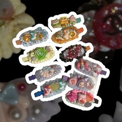 前髪クリップ ハンドメイド