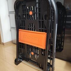 トラスコ軽量静音ブレーキ付き台車