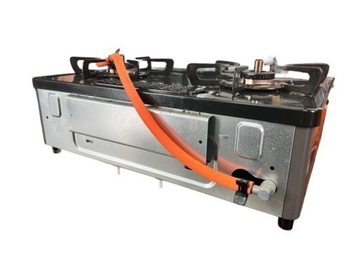 NO.1625 【2023年製】リンナイ 2口ガステーブル LPガス用 ガスコンロ RT35NJH 調理器具 キッチン家電 家電 中古