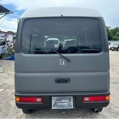 【支払総額13.8万円】激安軽バンアクティバン 車検2年付き タイベル交換済み エアコンバッチリ ETC ナビ 内外装良好 おしゃれなツートンカラーの画像
