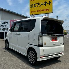 自社ローンあり！ガソリン100リットルプレゼント✨装備充実！✨車検たっぷり！✨ホンダ☆N-BOXカスタム☆Gターボパッケージ☆660cc☆4人乗り☆の画像