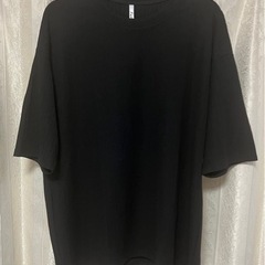 新品未使用　メンズ Tシャツ 五分袖　Mサイズ　ブラックの画像