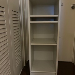 白い棚 カラーボックス風 小さめ