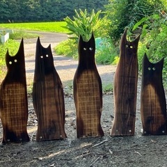 ③くろねこの置物〈C〉