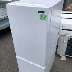 NO 317 ?福岡市内配送設置無料✨? 2021年 ヤマダ電機 2ドア冷蔵庫 (