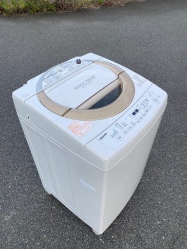 ?☘️大阪市から阪南市まで配達設置無料?東芝洗濯機８キロ?保証有り