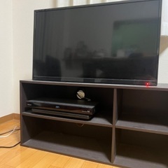 テレビボード　ダークブラウン