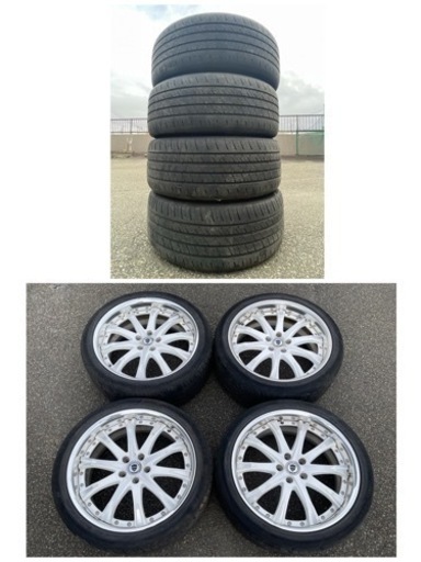 札幌市搬入可 限定カラー WORK SCHWERT ワーク シュヴァート SW4 20×8.5J 5H 114.3 ET+35 ホワイト 深リム アルファード ヴェルファイア クラウン カムリ エスティマ マークX