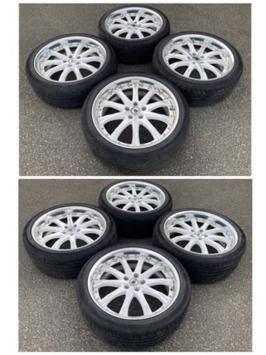 札幌市搬入可 限定カラー WORK SCHWERT ワーク シュヴァート SW4 20×8.5J 5H 114.3 ET+35 ホワイト 深リム アルファード ヴェルファイア クラウン カムリ エスティマ マークX