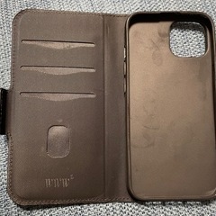 iPhone14 6.1インチ 2022 手帳型 ブラックの画像