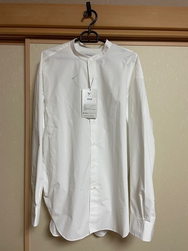 新品未使用　スタンドカラーシャツ mサイズ