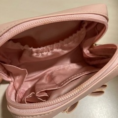 新品☆パールチェーンバッグ白色＋おまけポーチ付の画像