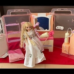レトロなリカちゃん美容室セット
