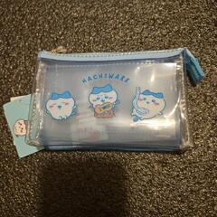 ★専用　　ちいかわ　3ボックス付き収納ケース　(アミューズメント景品)家具インテリア　&　ハチワレちゃん　ポーチ　水色の画像