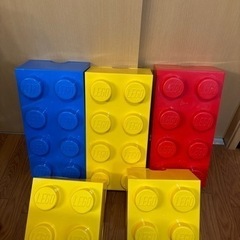 LEGOブロック型収納ケースセット