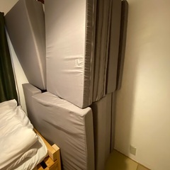 ニトリ　三つ折りマットレス　中古　6枚あります　の画像