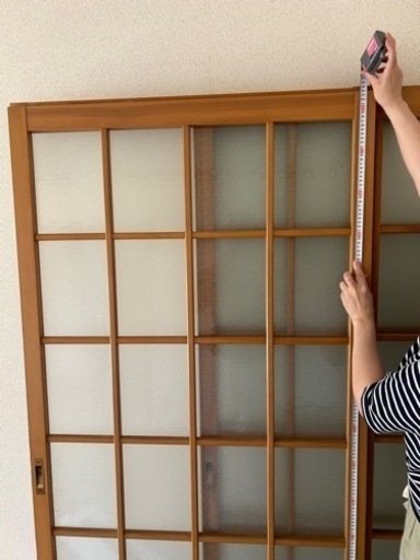 室内　ガラス引き戸